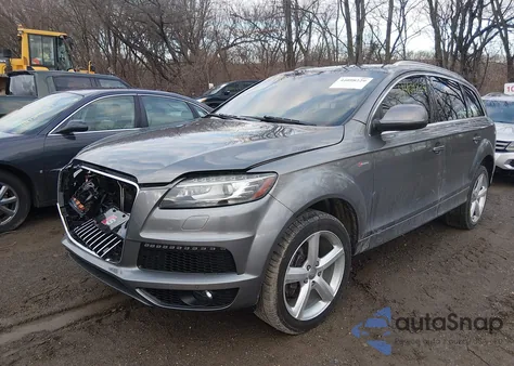 2012 Audi Q7 3.0T S Line Prestige from USA, damaged, VIN WA1AGAFE5CD001306